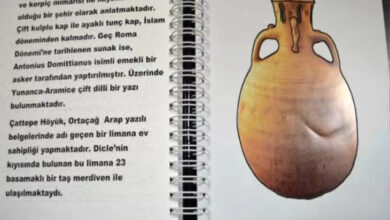 Batman Müzesi'nde sergilenen Çatalhöyük isimli eser görselde yer almaktadır.