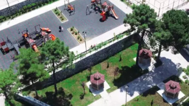 Uludağ Engelsiz Sosyal Yaşam Parkı'nın yukarıdan bir görüntüsü var.