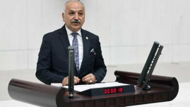 CHP Mersin Milletvekili Talat Dinçer, Türkiye Büyük Millet Meclisi’nde konuşma yapıyor.