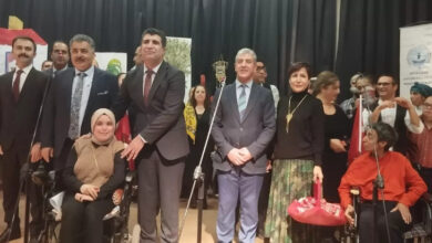 Fotoğrafta, sahnede yer alan farklı engellilik türlerine sahip engelli bireyler yer alıyor. Engelli bireyler sahnede müzikal gösteriyi sergiliyorlar.