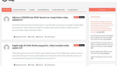 Görsel, engellihaklari.com.tr adlı internet sitesine ait bir anasayfayı göstermektedir.