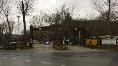 Göktürk Göleti giriş alanı.