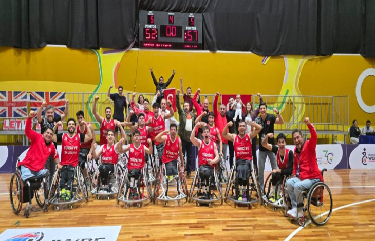 U23 Tekerlekli Sandalye Basketbol Milli Takımımız.