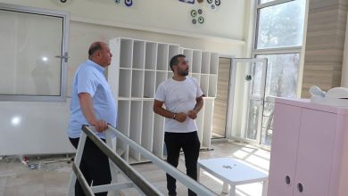 Menderes Belediye Başkanı İlkay Çiçek, yapımı henüz tamamlanmamış olan yeni engelli hizmet biriminde incelemelerde bulundu.