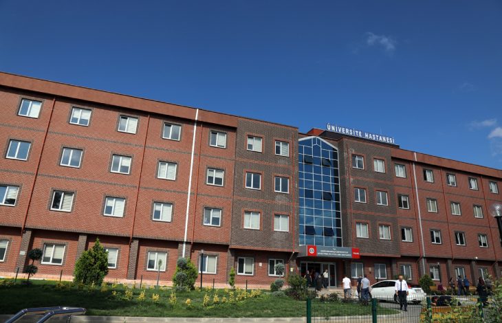 Tokat Gaziosmanpaşa Üniversitesi (TOGÜ) Hastanesi hizmet binası.