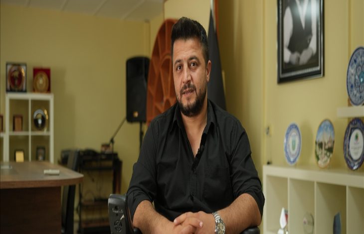 Görselde, Türkiye Omurilik Felçlileri Derneği (TOFD) Genel Başkanı Fatih Sınav yer alıyor.