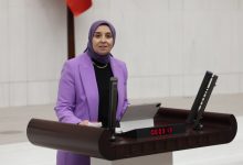 DEVA Partisi İstanbul Milletvekili ve Genel Başkan Yardımcısı Elif Esen, TBMM kürsüsünde konuşma yapıyor.