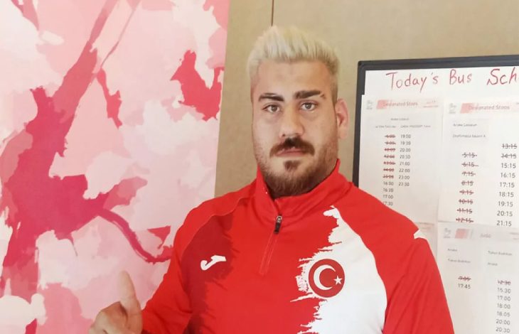 Milli Atlet Muhammet Atıcı.