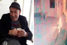 Engelli İskender Horuz'un fotoğrafı sol kolajda, olaya ait güvenlik kamerası görüntüsü sağ kolajda bulunuyor.