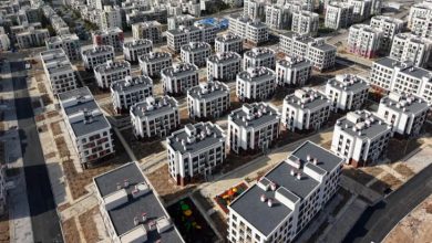 Kuş bakışı toplu konutlar.