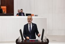 İYİ Parti Edirne Milletvekili Mehmet Akalın, TBMM kürsüsünde konuşma yapıyor.