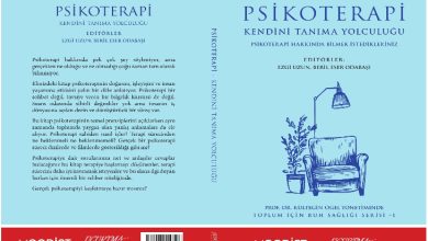 Görselde bir kitabın ön ve arka kapak tasarımı yer alıyor. Açık mavi tonların kullanıldığı kapakta “Psikoterapi – Kendini Tanıma Yolculuğu” başlığı öne çıkıyor. Kapakta bir koltuk, lambader ve bitkiden oluşan sade bir çizim bulunuyor. Arka kapakta kitabın içeriğine dair bilgilendirici bir metin yer alırken, alt bölümde yayınevi ve seri bilgileri görülüyor.