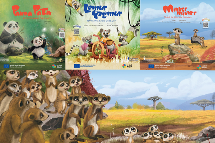 Özel Gereksinimli Çocuklar İçin Umut Dolu Üç Kitap: Mirket, Panda ve Lemur Hikâyeleri