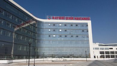 Kayseri Şehir Hastanesi hizmet binası.