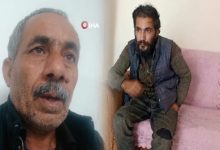 Baba Seyfettin Cengiz ile engelli oğlu Muhammed Cengiz iki farklı fotoğrafta bulunuyor.