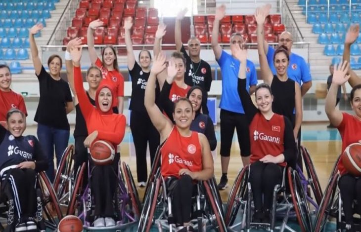 A Milli Kadın Tekerlekli Sandalye Basketbol Takımı.