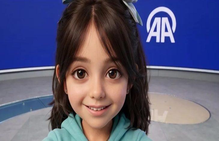 İşitme engelli çizgi film karakteri Gigi ve AA amblemi arka fonda görünüyor.