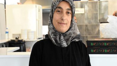 Pide ve etli ekmek fırını işletmeni Rabia Hatipoğlu.