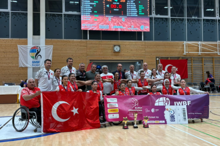Kadın Tekerlekli Sandalye Basketbol Milli Takımı Avrupa'da Zirvede